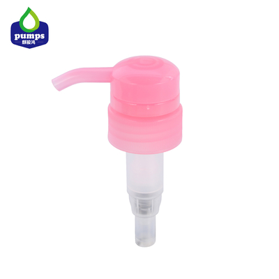 Anti - Back Irrigation Lotion Pump 33/410 สีชมพู 4cc Dosage Shampoo
