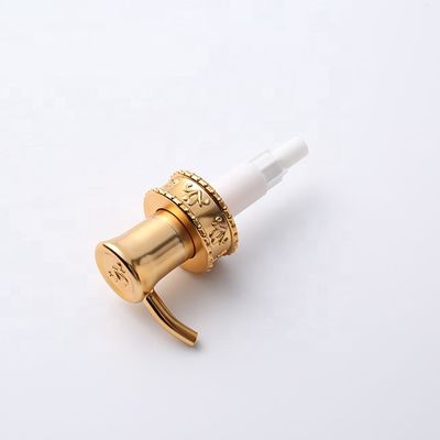 ODM UV Aluminum Rose Gold Soap Pump , 33/410 Lotion Transfer Pump
