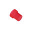 ฝาเกลียวพลาสติกสีแดงยางโลโก้ที่กำหนดเองไม่รั่วไหล 28/415