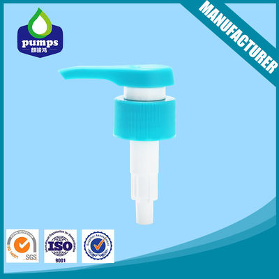 2.5ml/t สีฟ้าเครื่องสำอางโลชั่นปั๊มสำหรับเจลทำความสะอาดมือ OEM ที่ยอมรับ