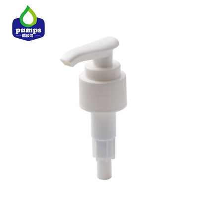 ปั๊มโลชั่นพลาสติกเหลวสีขาว 24/410 24 415 OEM สำหรับผลิตภัณฑ์ดูแลผิวส่วนบุคคล