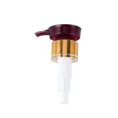 OEM Brushed Gold ปั๊มสบู่เครื่องสำอางสุญญากาศ 24/415