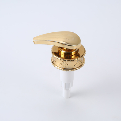 4 cc/T เครื่องสำอางโลชั่นปั๊มขวดแชมพูอลูมิเนียมปั๊มทอง